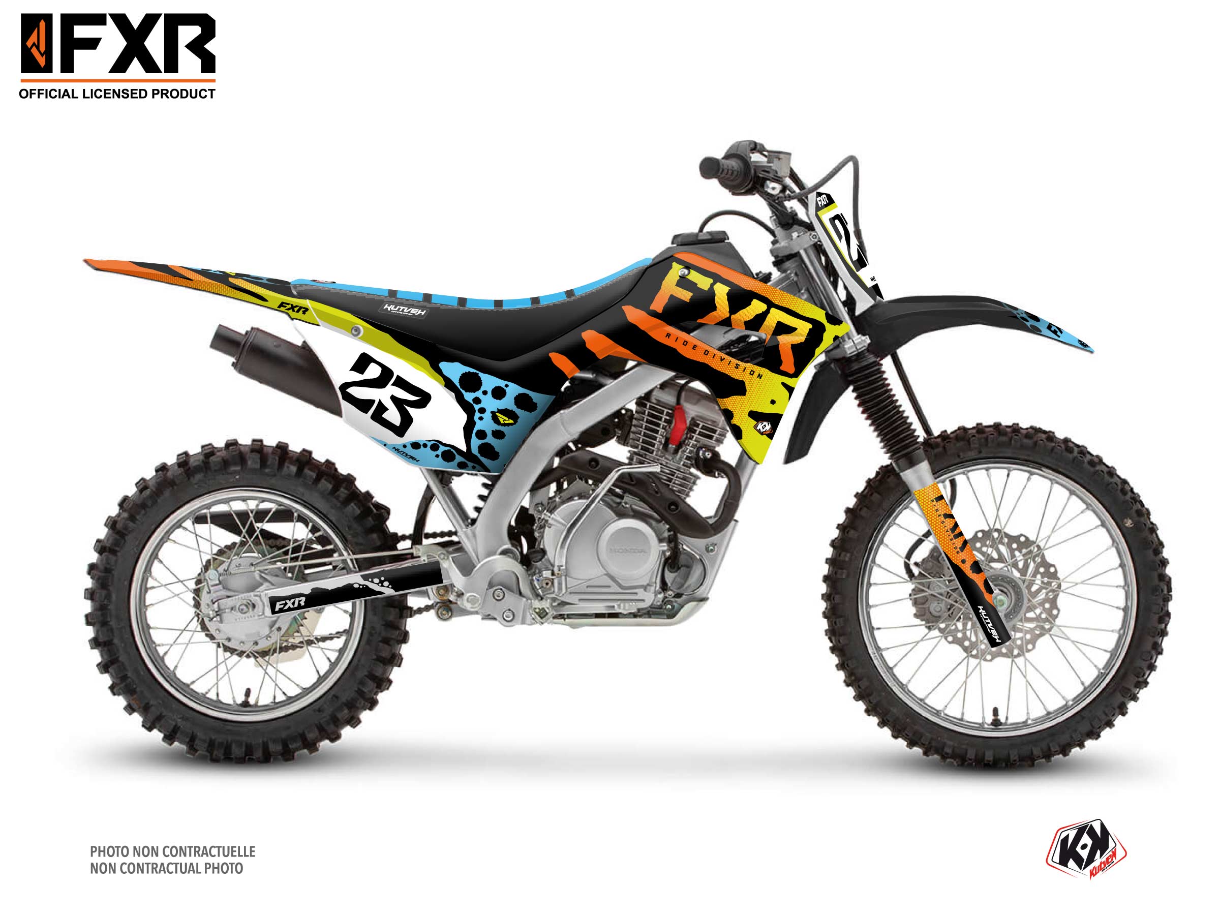 Kit Déco Motocross Fxr Dart Frog Honda Crf 125 F