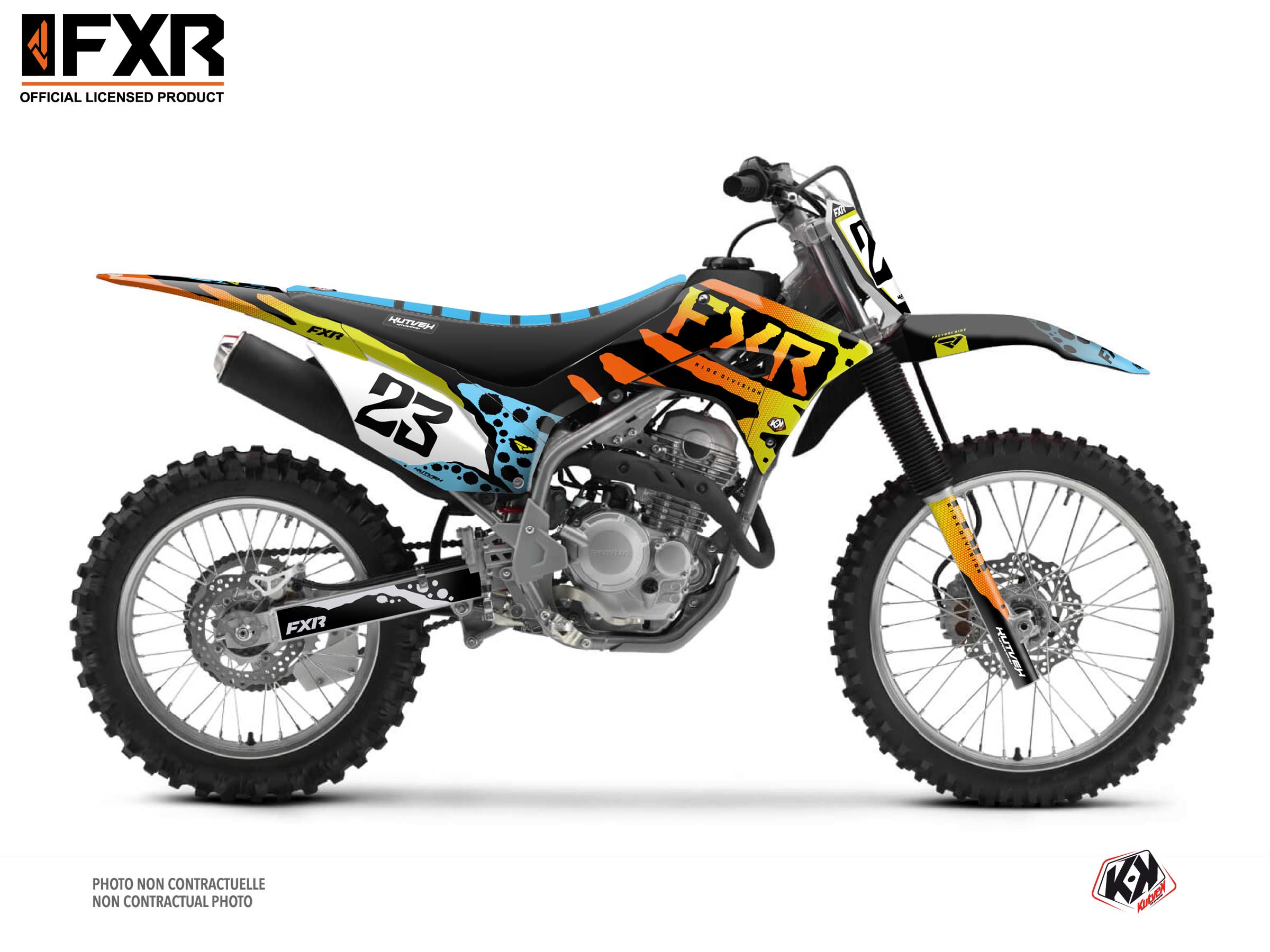 Honda Crf 250 F Dirt Bike Fxr Dart Frog Graphic Kit