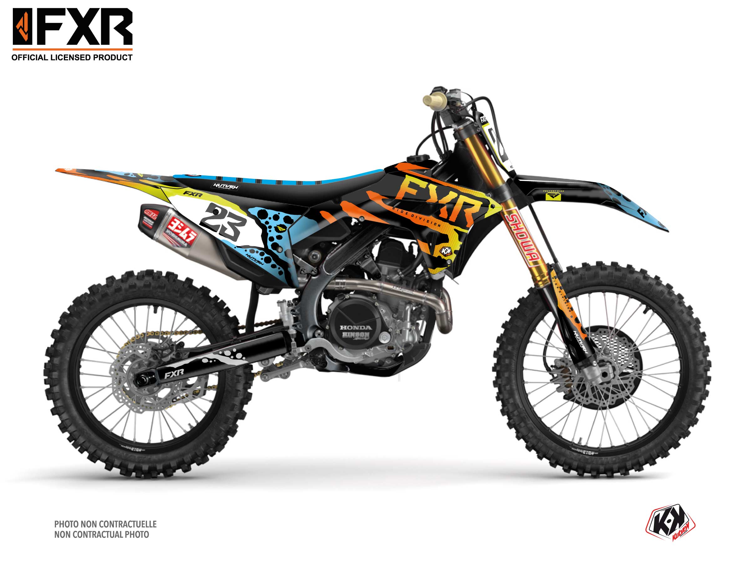 Honda Crf 450 R Dirt Bike Fxr Dart Frog Graphic Kit