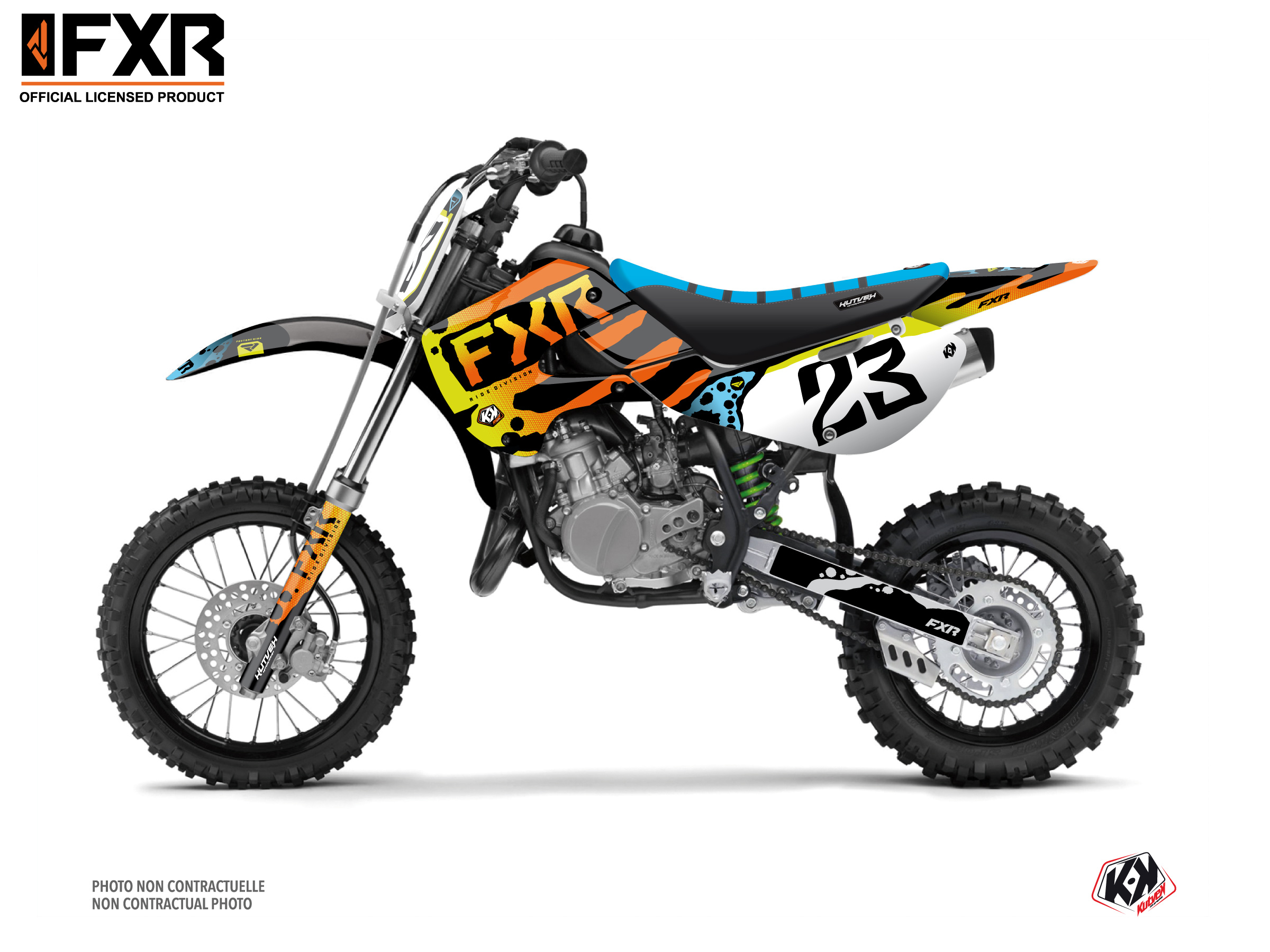 Kit Déco Motocross Fxr Dart Frog Kawasaki Kx 65