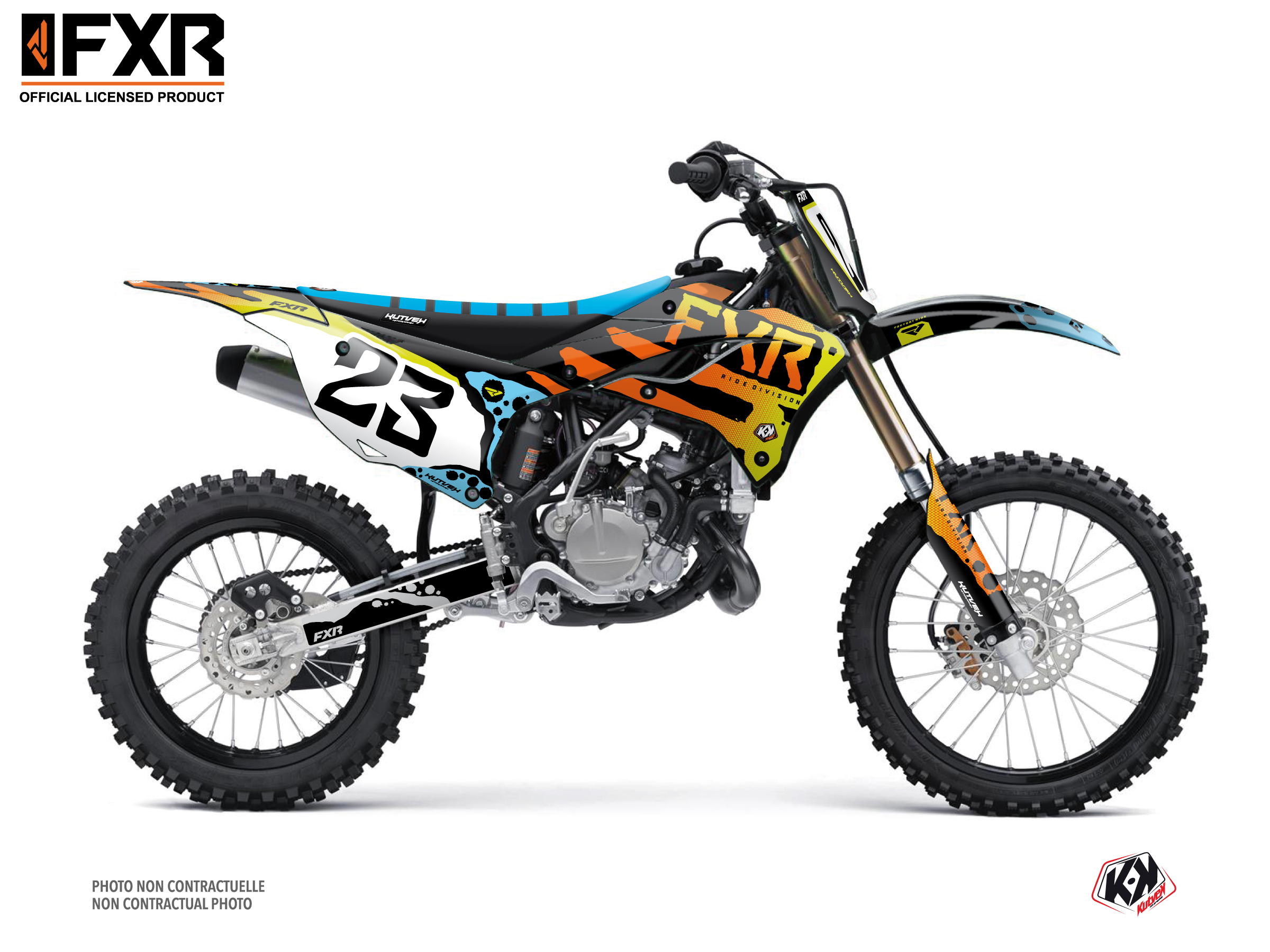 Kit Déco Motocross Fxr Dart Frog Kawasaki Kx 85