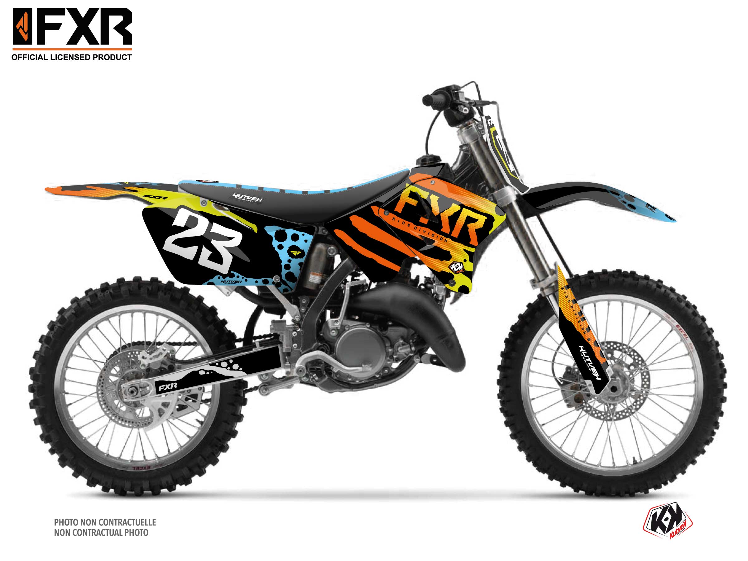 Kit Déco Motocross Fxr Dart Frog Suzuki Rm 125