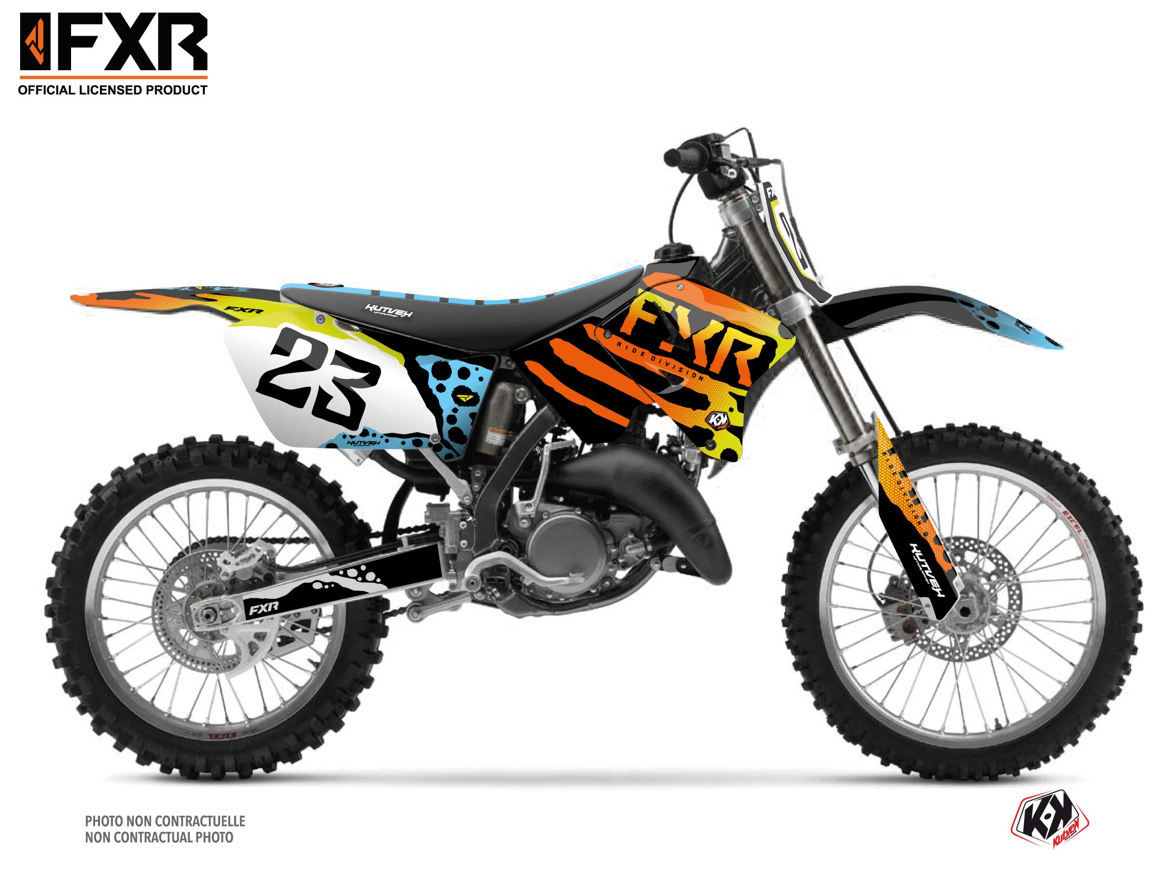 Kit Déco Motocross Fxr Dart Frog Suzuki Rm 250