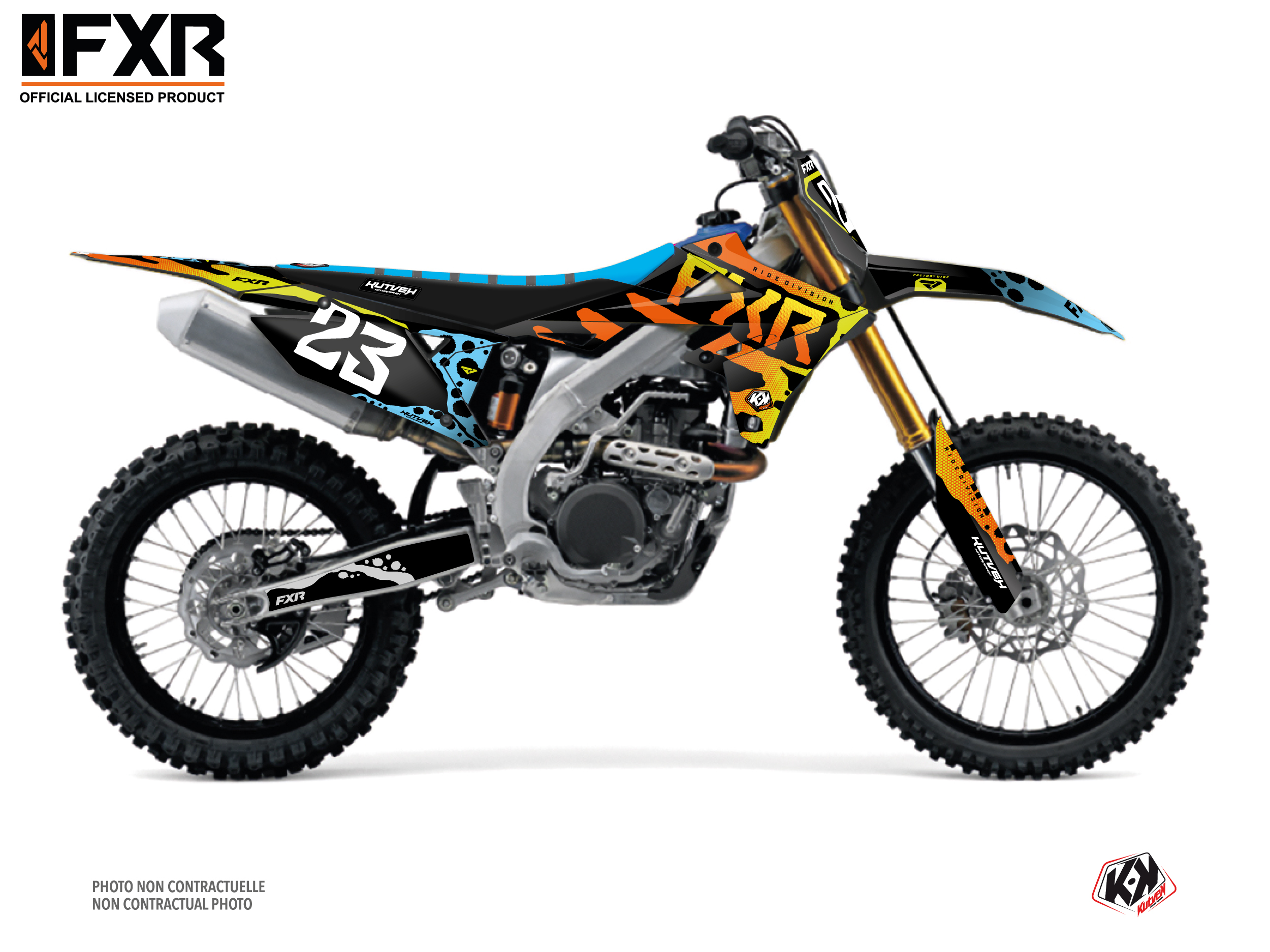 Kit Déco Motocross Fxr Dart Frog Suzuki Rm-z 250