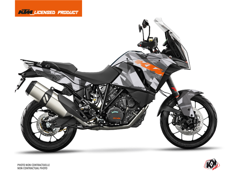 Kit Déco Moto Delta KTM 1290 Super Adventure S Gris Orange