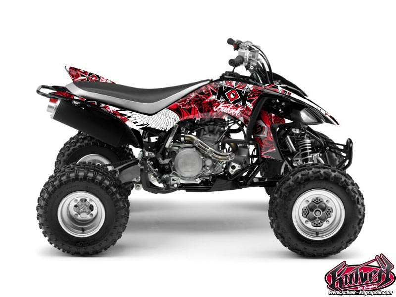 Yamaha 450 YFZ ATV Demon Graphic Kit Red