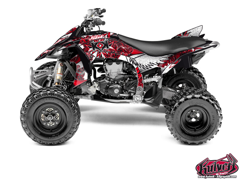 Yamaha 450 YFZ R ATV Demon Graphic Kit Red
