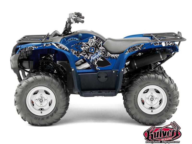 Kit Déco Quad Demon Yamaha 550-700 Grizzly Bleu