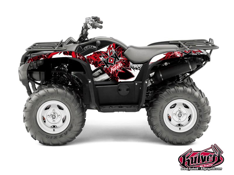 Kit Déco Quad Demon Yamaha 550-700 Grizzly Rouge