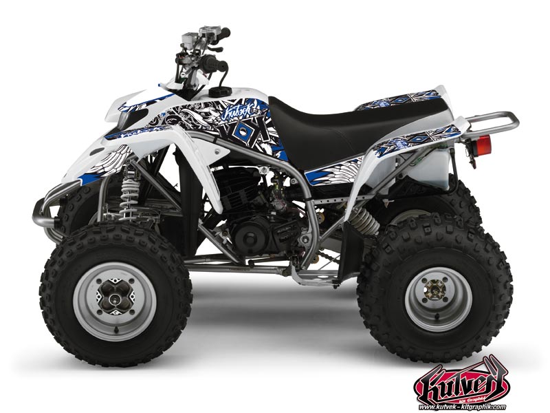 Yamaha Blaster ATV Demon Graphic Kit Blue