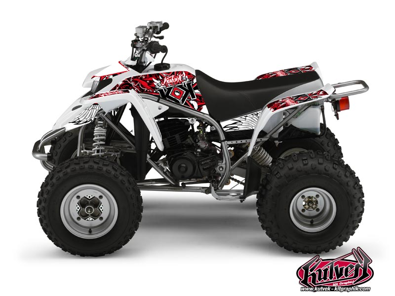 Yamaha Blaster ATV Demon Graphic Kit Red