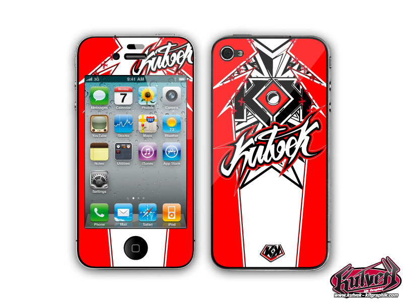 KUTVEK Stickers iPhone Accessories DEMON Graphic kit 