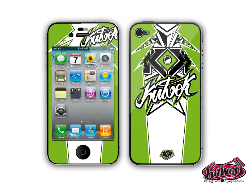 KUTVEK Stickers iPhone Accessories DEMON Graphic kit 