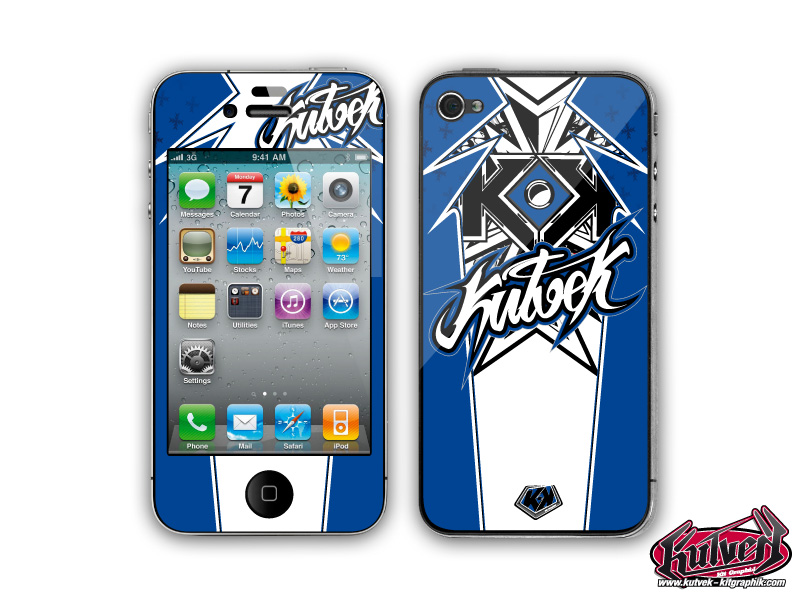 KUTVEK Stickers iPhone Accessories DEMON Graphic kit 