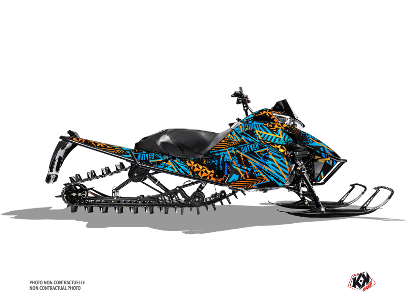 Arctic Cat Pro Climb Snowmobile Dizzee Graphic Kit Blue