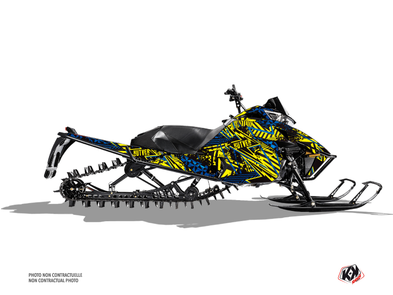 Kit Déco Motoneige Dizzee Arctic Cat Pro Climb Jaune