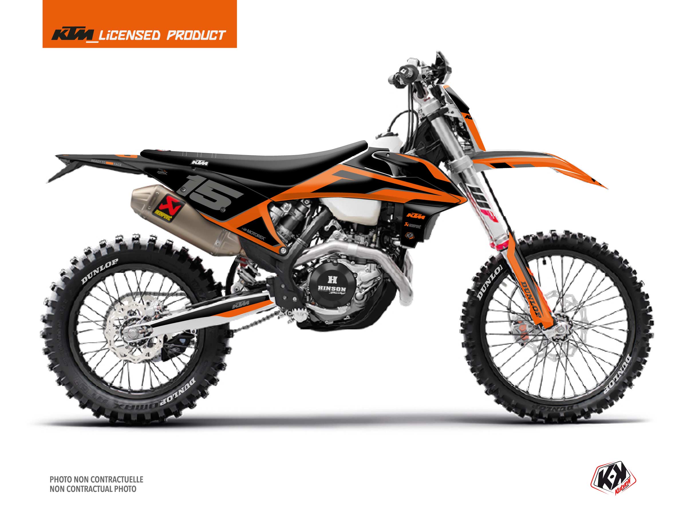 KTM EXC-EXCF Dirt Bike DNA Graphic Kit Orange