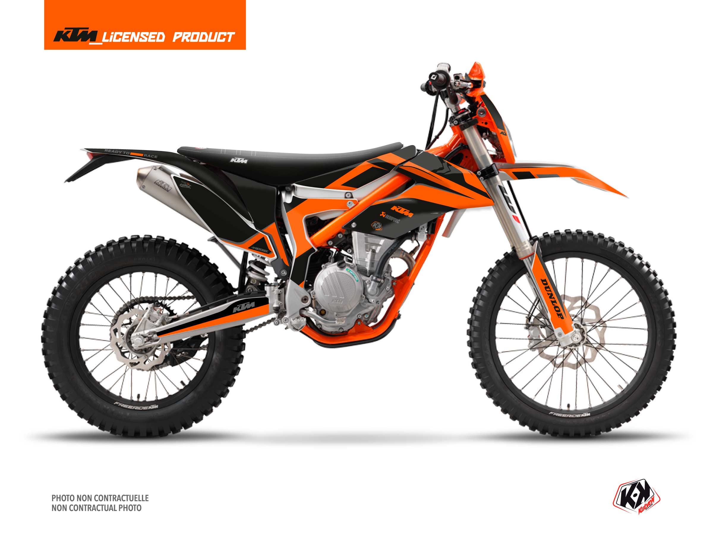 KTM 250 FREERIDE Dirt Bike DNA Graphic Kit Orange