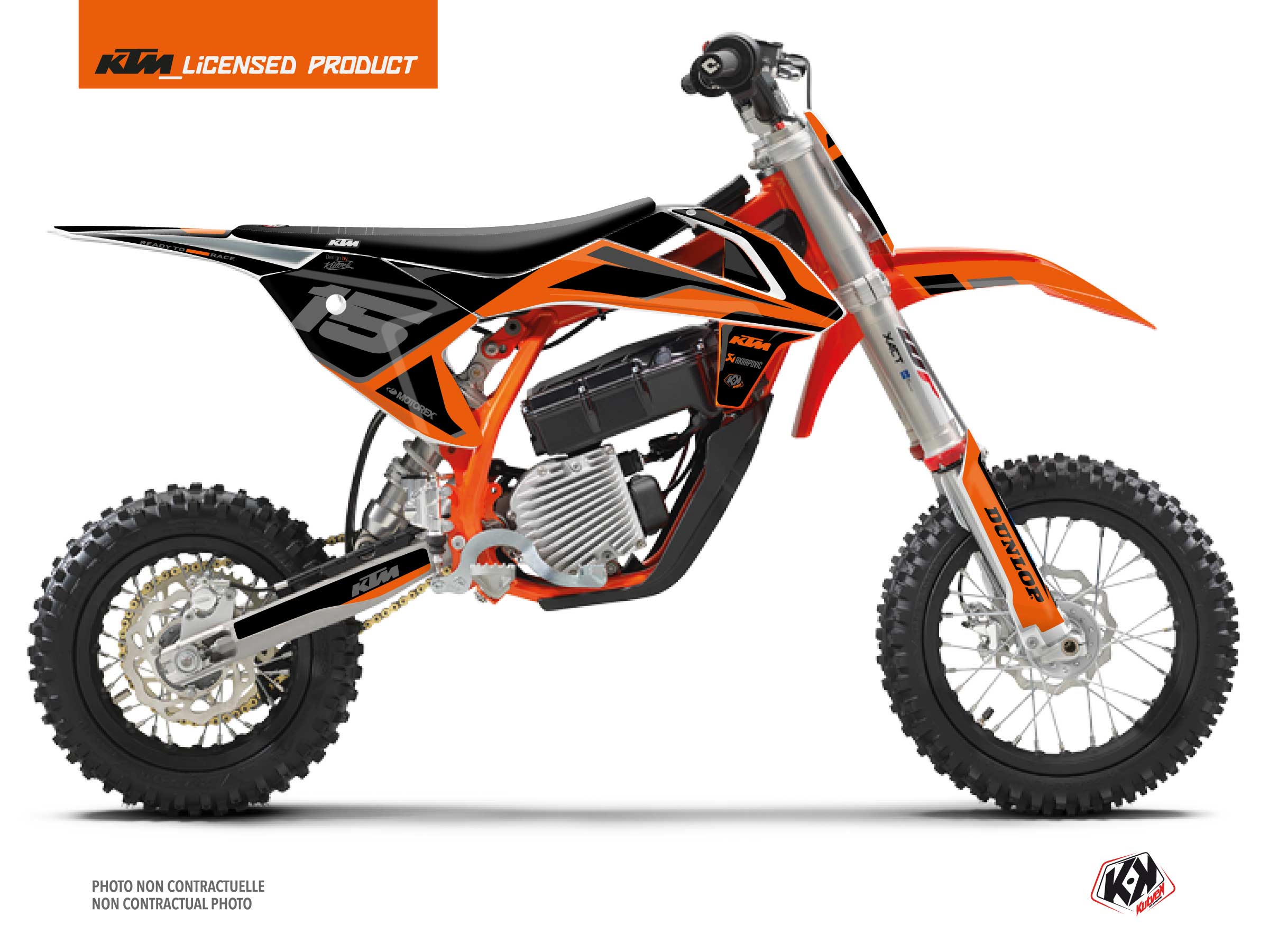 KTM SX-E 5 Dirt Bike DNA Graphic Kit Orange