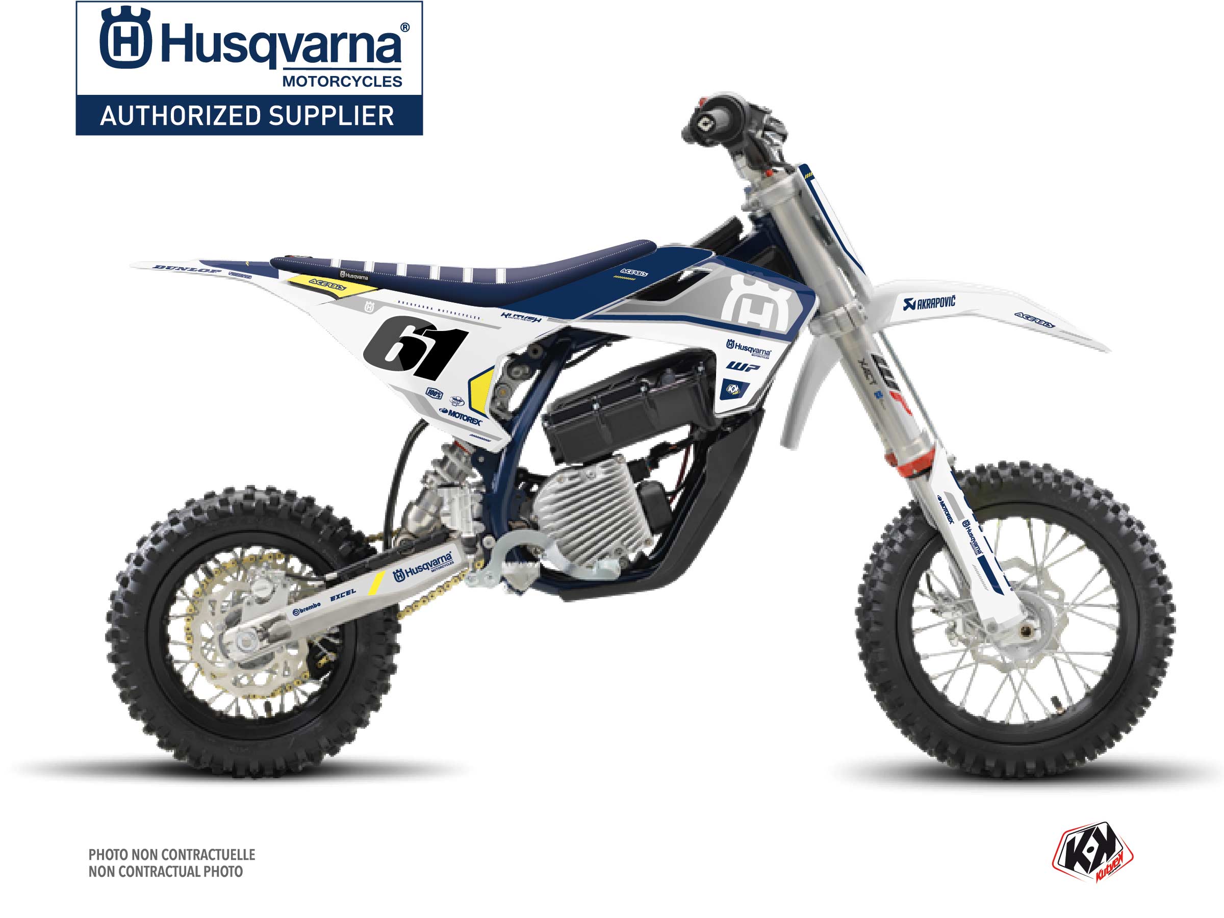 Husqvarna EE-5 Dirt Bike D-SKT Graphic Kit Blue