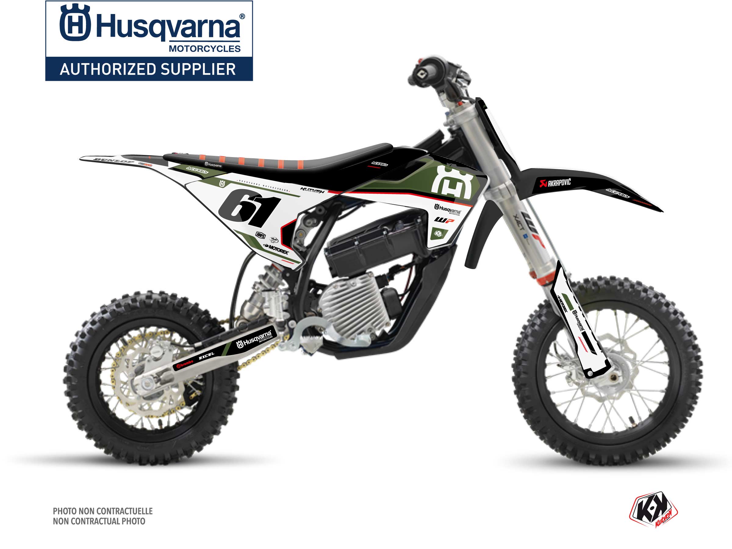 Husqvarna EE-5 Dirt Bike D-SKT Graphic Kit Kaki