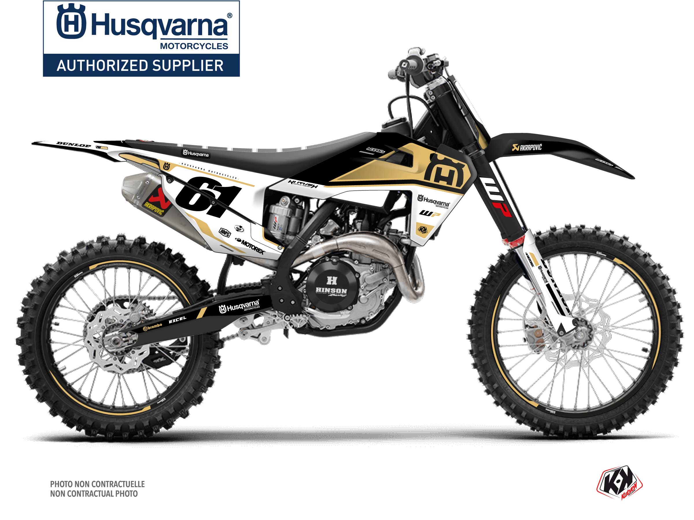 Husqvarna FC 350 Dirt Bike D-SKT Graphic Kit Sand
