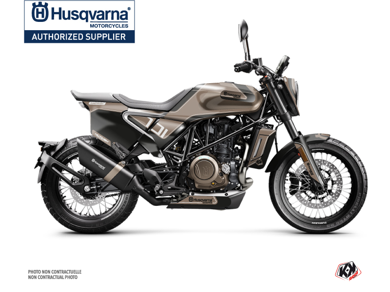 Kit Déco Moto Dusk Husqvarna Svartpilen 701 Marron Noir