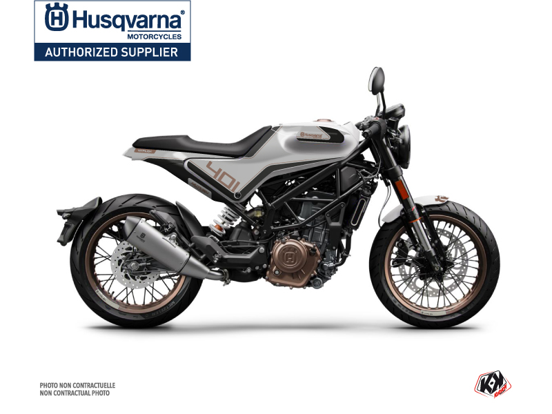 Kit Déco Moto Dusk Husqvarna Vitpilen 401 Gris Noir