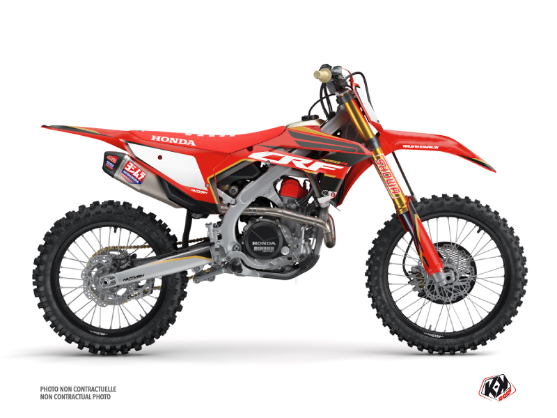 Honda 450 CRF Dirt Bike Dyna Graphic Kit Gold