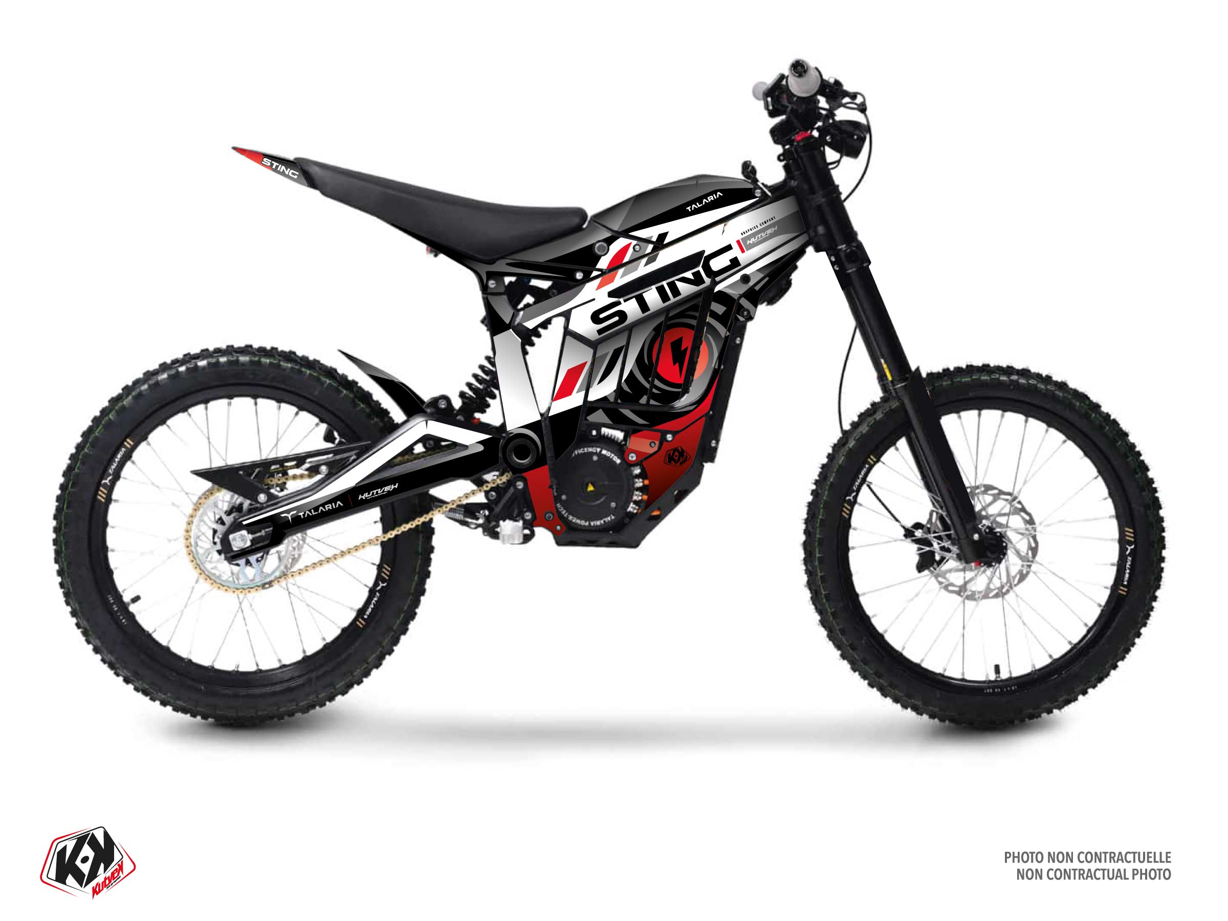 Talaria Sting Dirt Bike Eko Graphic Kit Red