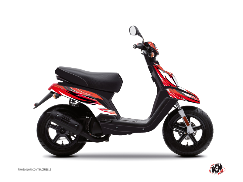 Kit Déco Scooter Electro Yamaha BWS Rouge