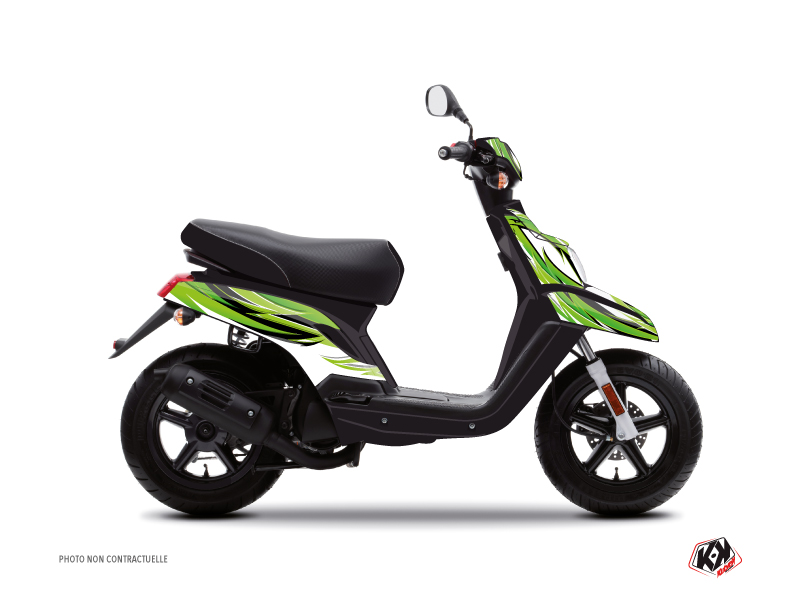 Kit Déco Scooter Electro MBK Booster Vert