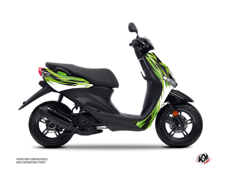 Yamaha NEOS Scooter Electro Graphic Kit Green
