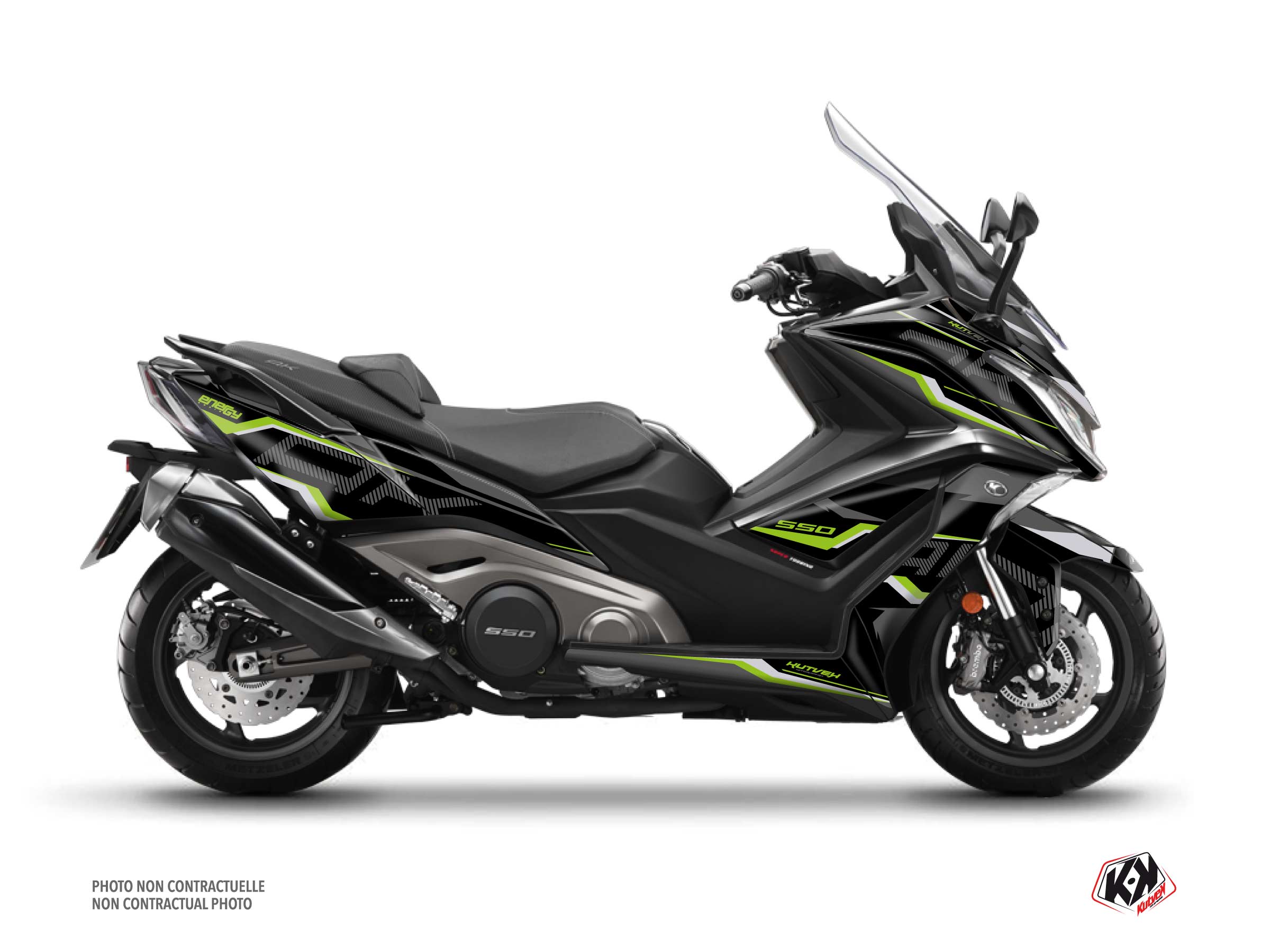 Kit Déco Maxiscooter Energy Kymco AK 550 Noir Vert