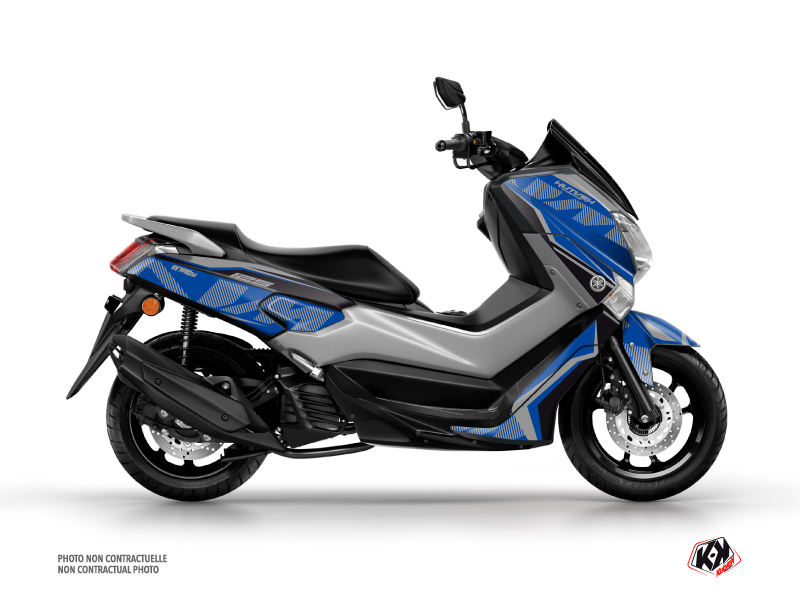 Kit Déco Maxiscooter Energy Yamaha NMAX 125 Gris Bleu