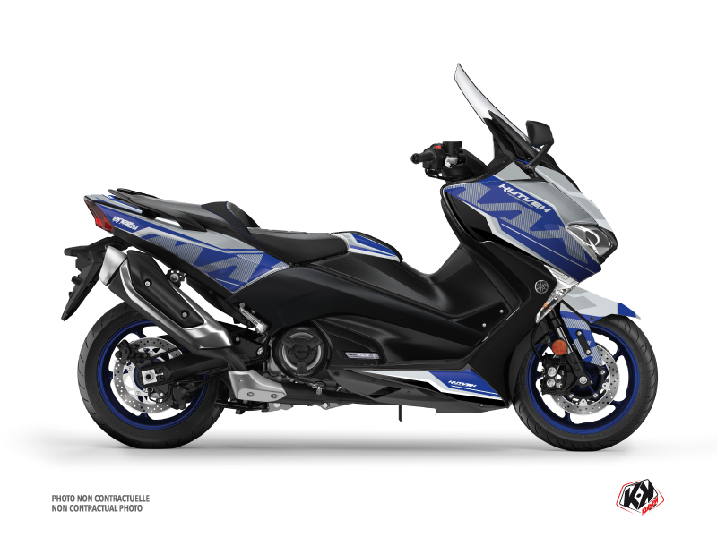 Kit Déco Maxiscooter Energy Yamaha TMAX 530 Gris Bleu