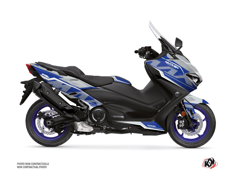 Kit Déco Maxiscooter Energy Yamaha TMAX 560 Gris Bleu