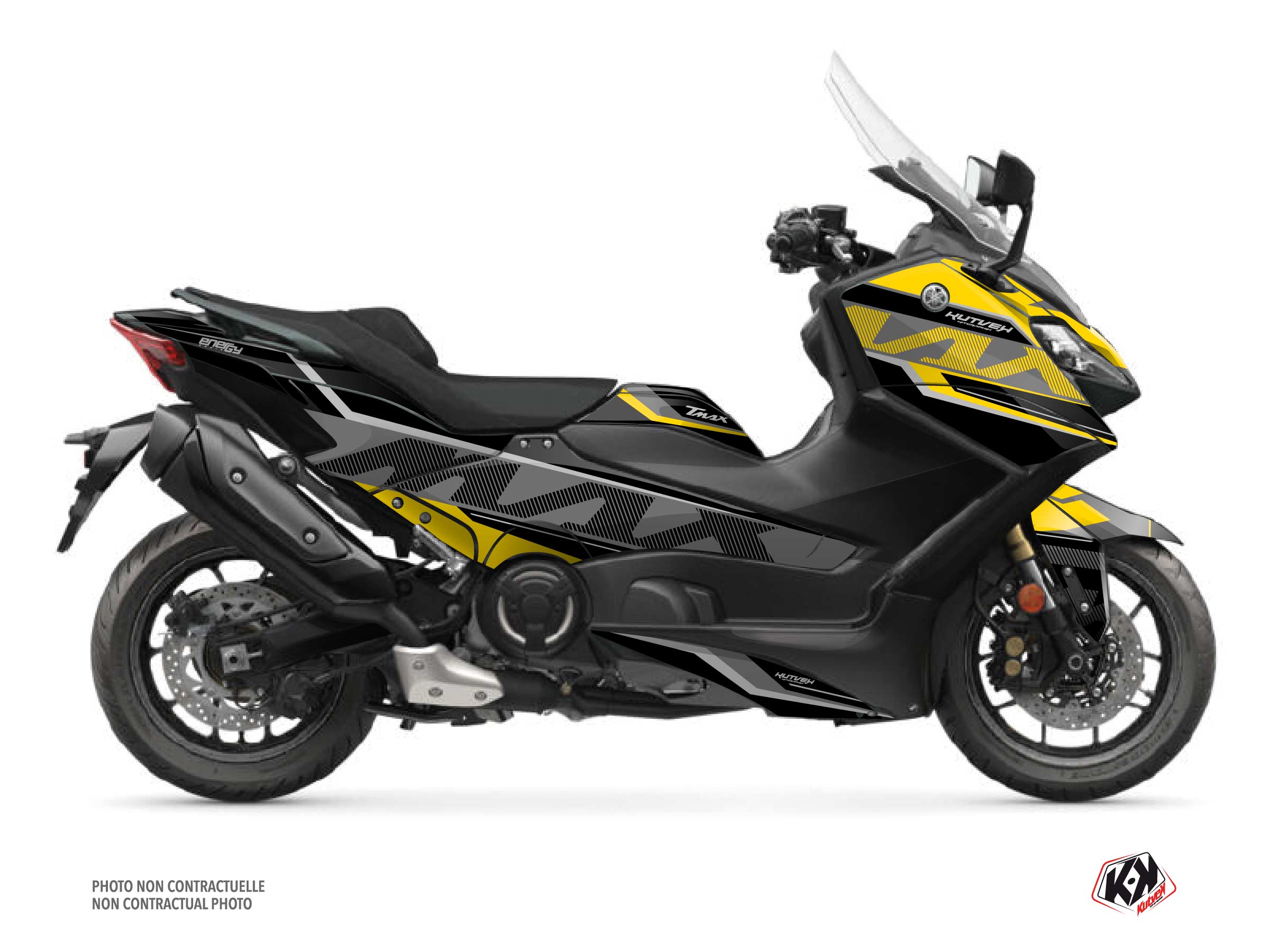 Yamaha TMAX 560 Maxiscooter Energy Graphic Kit Yellow