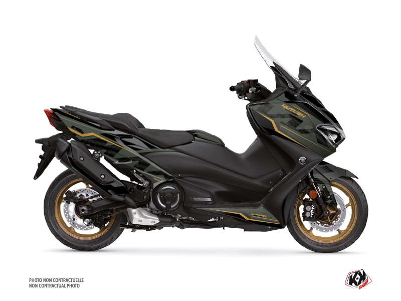 Yamaha TMAX 560 Maxiscooter Energy Graphic Kit Kaki