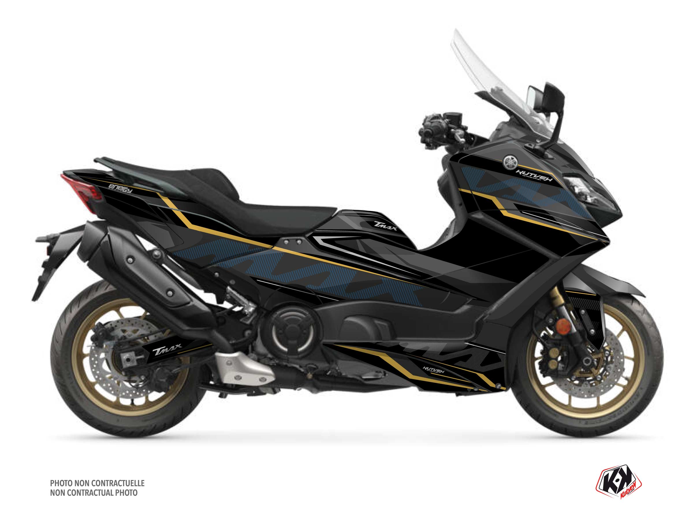 Kit Déco Maxiscooter Energy Yamaha TMAX 560 Noir FULL