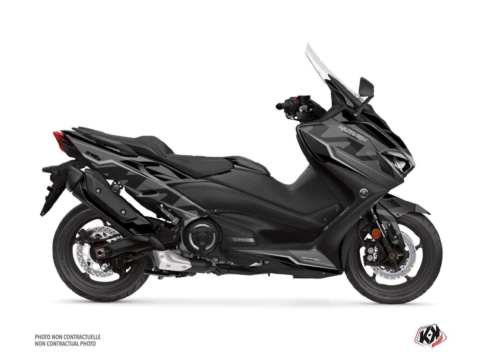 Yamaha TMAX 560 Maxiscooter Energy Graphic Kit Black Grey