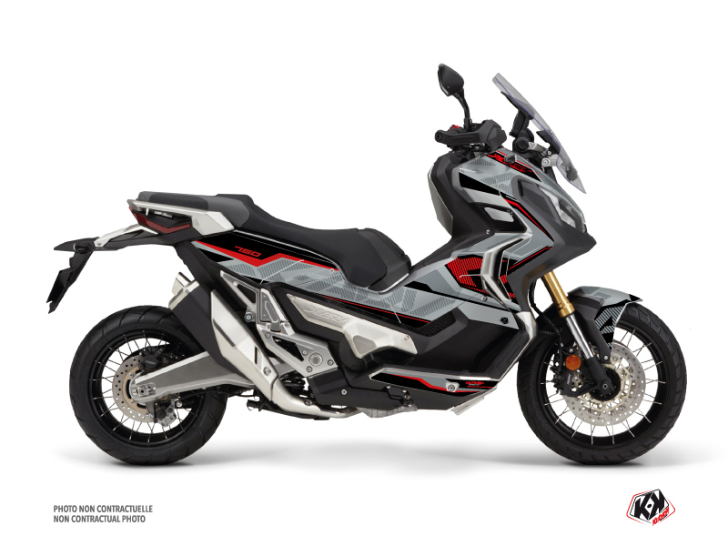 Honda X-ADV Maxiscooter Energy Graphic Kit Grey Red
