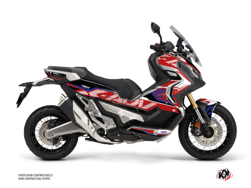 Honda X-ADV Maxiscooter Energy Graphic Kit Red Blue