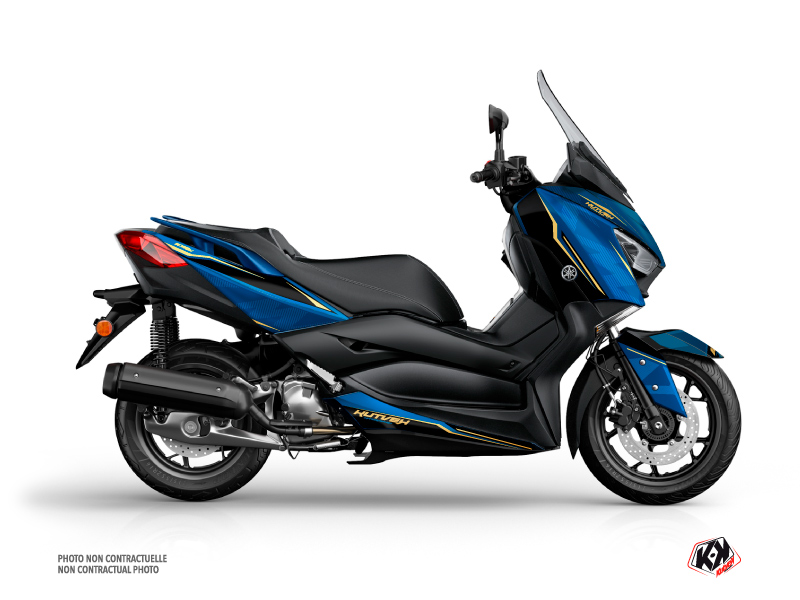 Kit Déco Maxiscooter Energy Yamaha XMAX 125 Bleu Noir