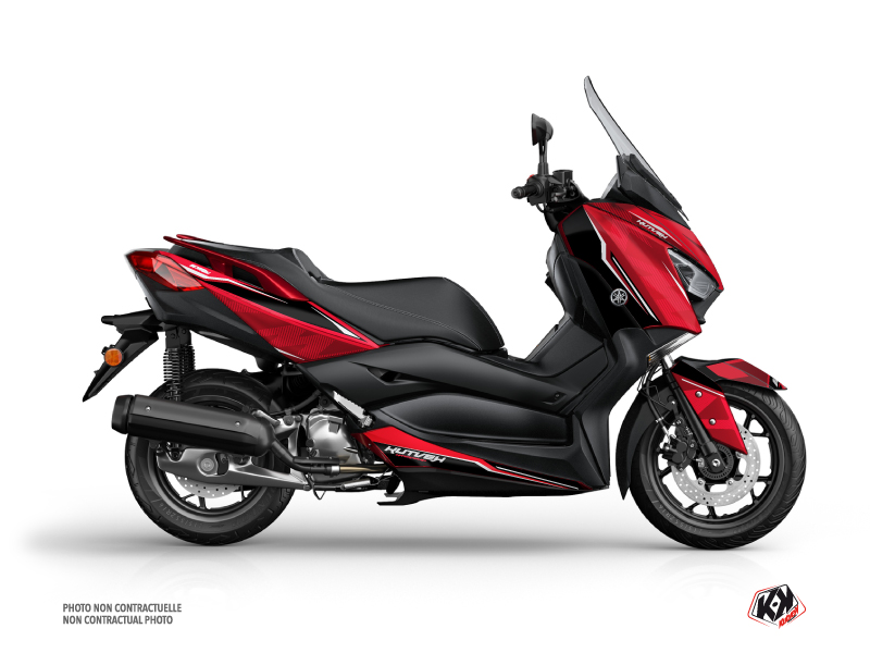 Yamaha XMAX 125 Maxiscooter Energy Graphic Kit Red