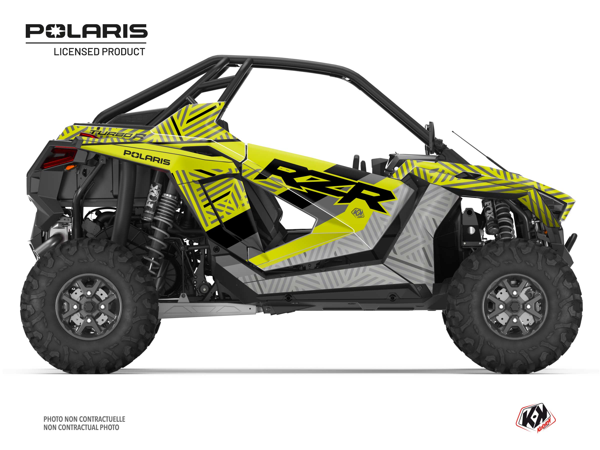 Polaris RZR PRO R UTV Epik Graphic Kit Yellow