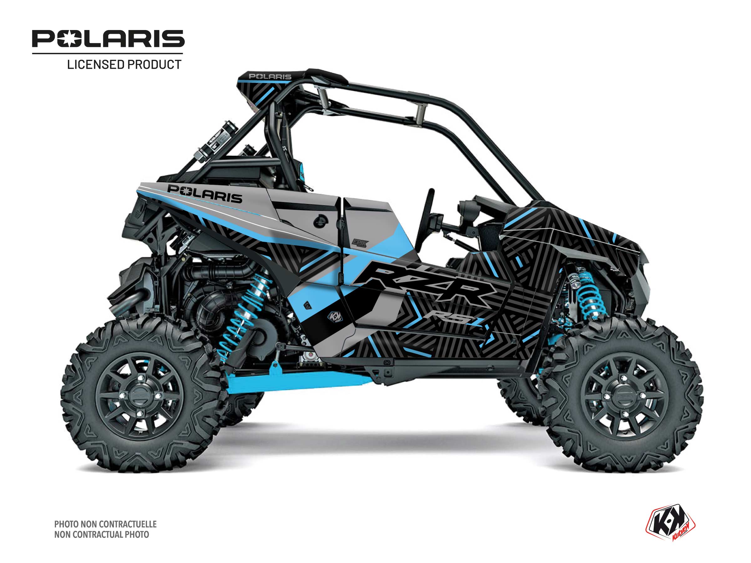 Kit Déco SSV Epik Polaris RZR RS1 Bleu FULL