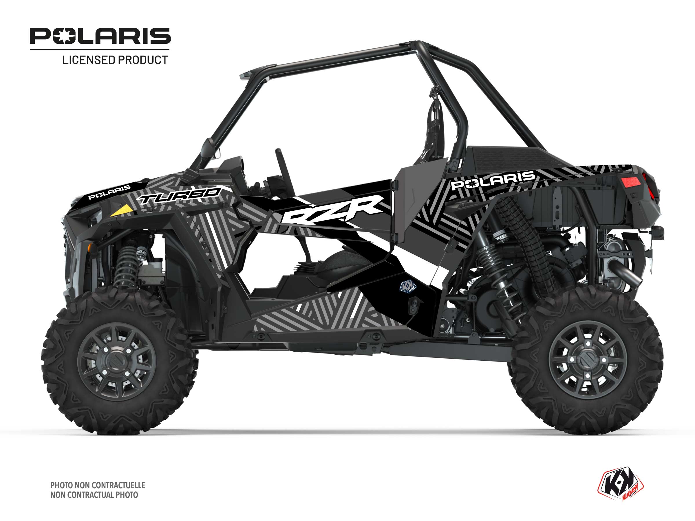 Polaris RZR XP Turbo UTV Epik Graphic Kit Black