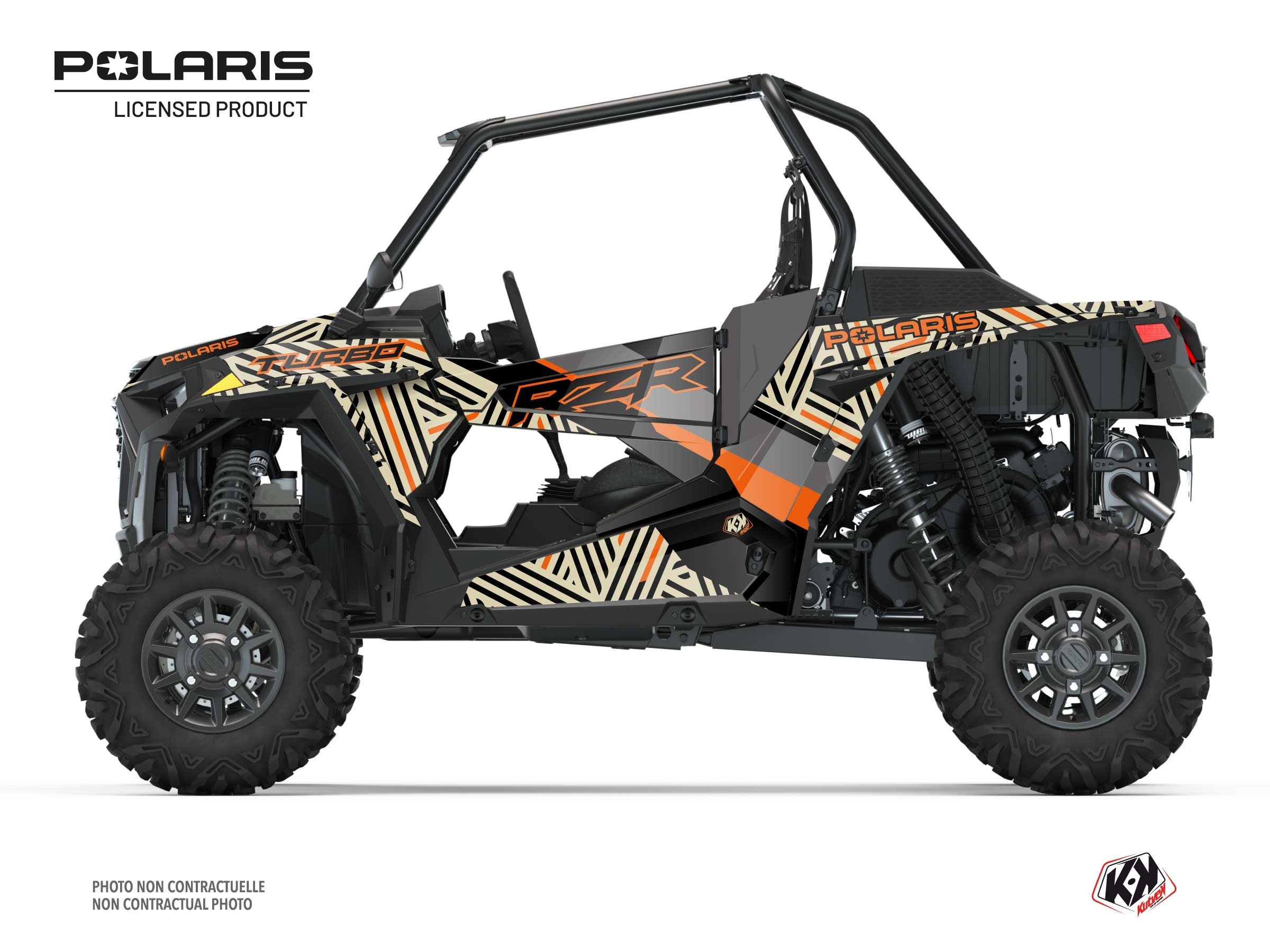 Polaris RZR XP Turbo UTV Epik Graphic Kit Sand