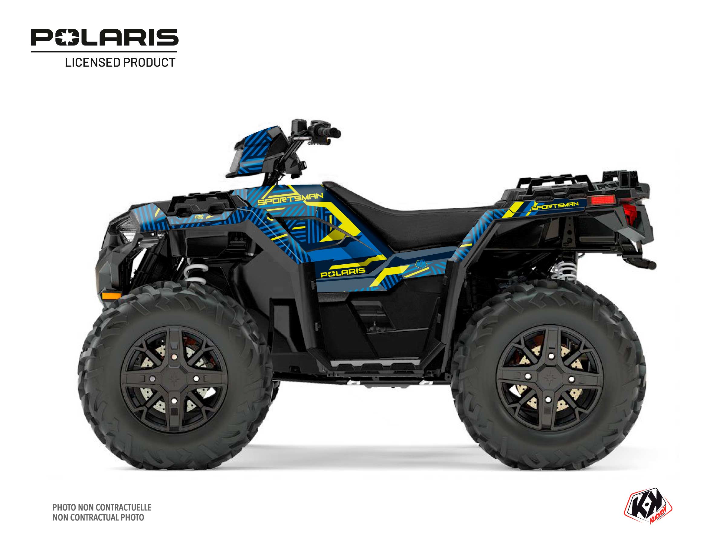 Polaris 1000 Sportsman XP Forest ATV Epik Graphic Kit Blue